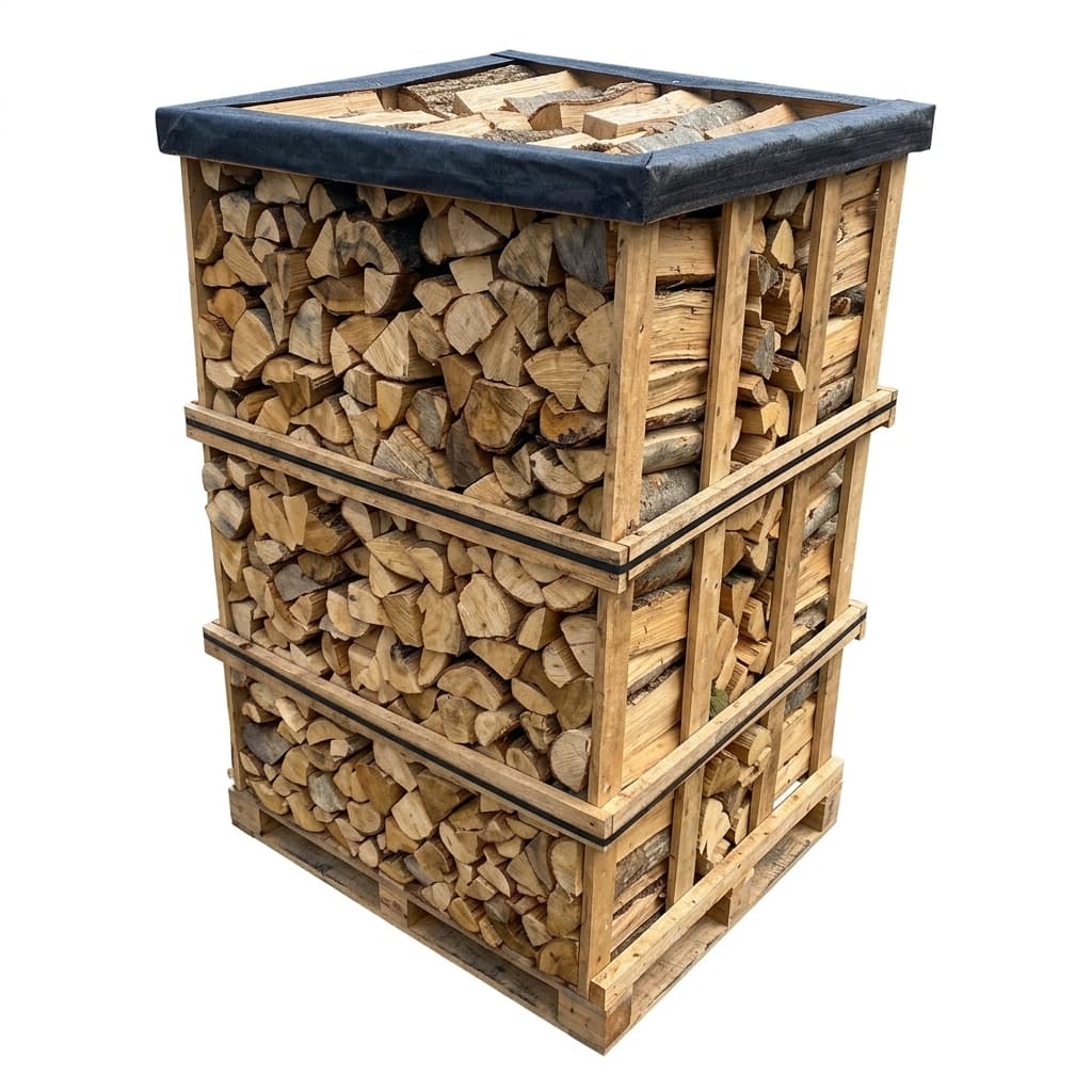 Stère Malin — Palette 3 Stères Feuillus Durs 30cm Classique Premium