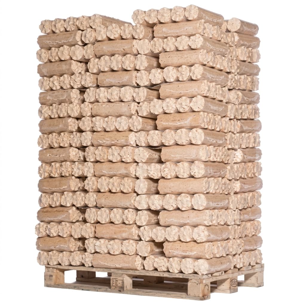 Stère Malin — Bûches Densifiées 100% Résineux Palette 960kg Puissance Noble