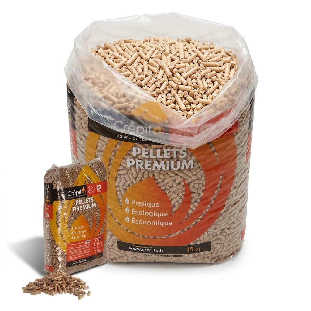 Stère Malin — Granulés BADGER Demi-Palette 36 Sacs Qualité Supérieure