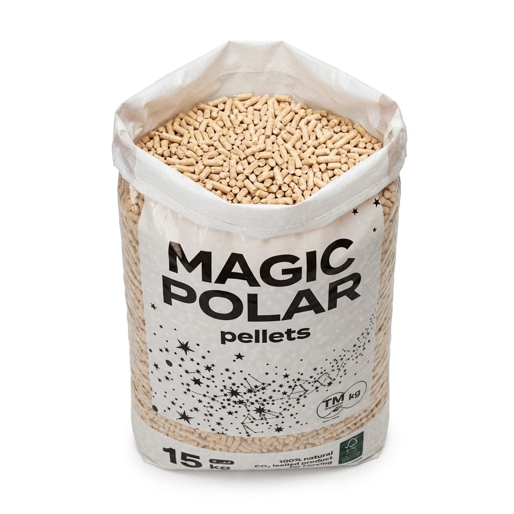Stère Malin — Pellets MAGIC POLAR 70 Sacs ENplus A1 Performance Nordique