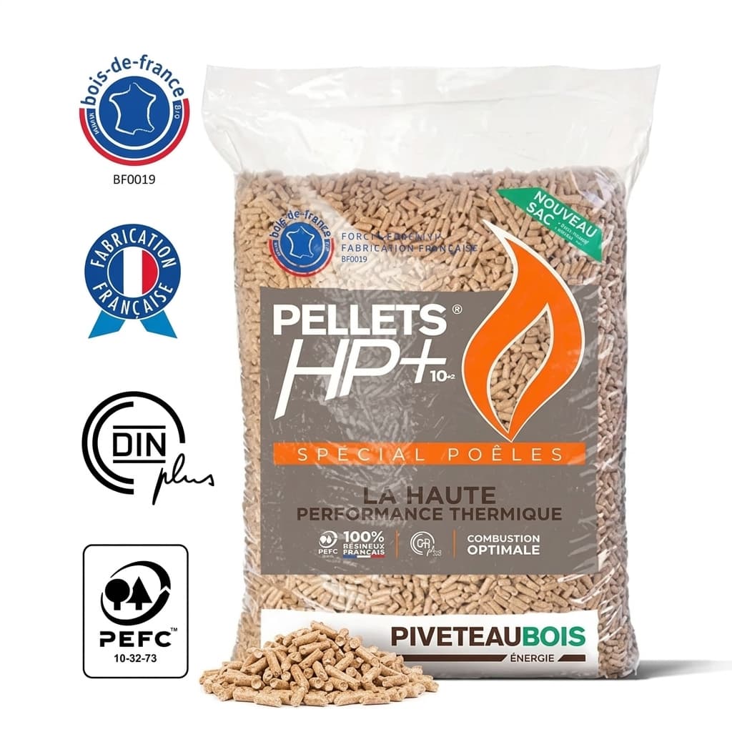Stère Malin — Granulés Piveteau HP+ 72 Sacs Haute Performance